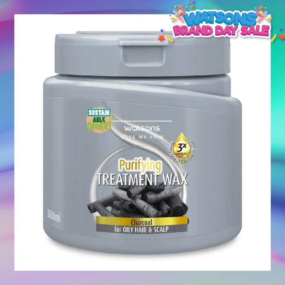 Charcoal Purifying Hair Treatment Wax for Oily Hair and Scalp 500ml