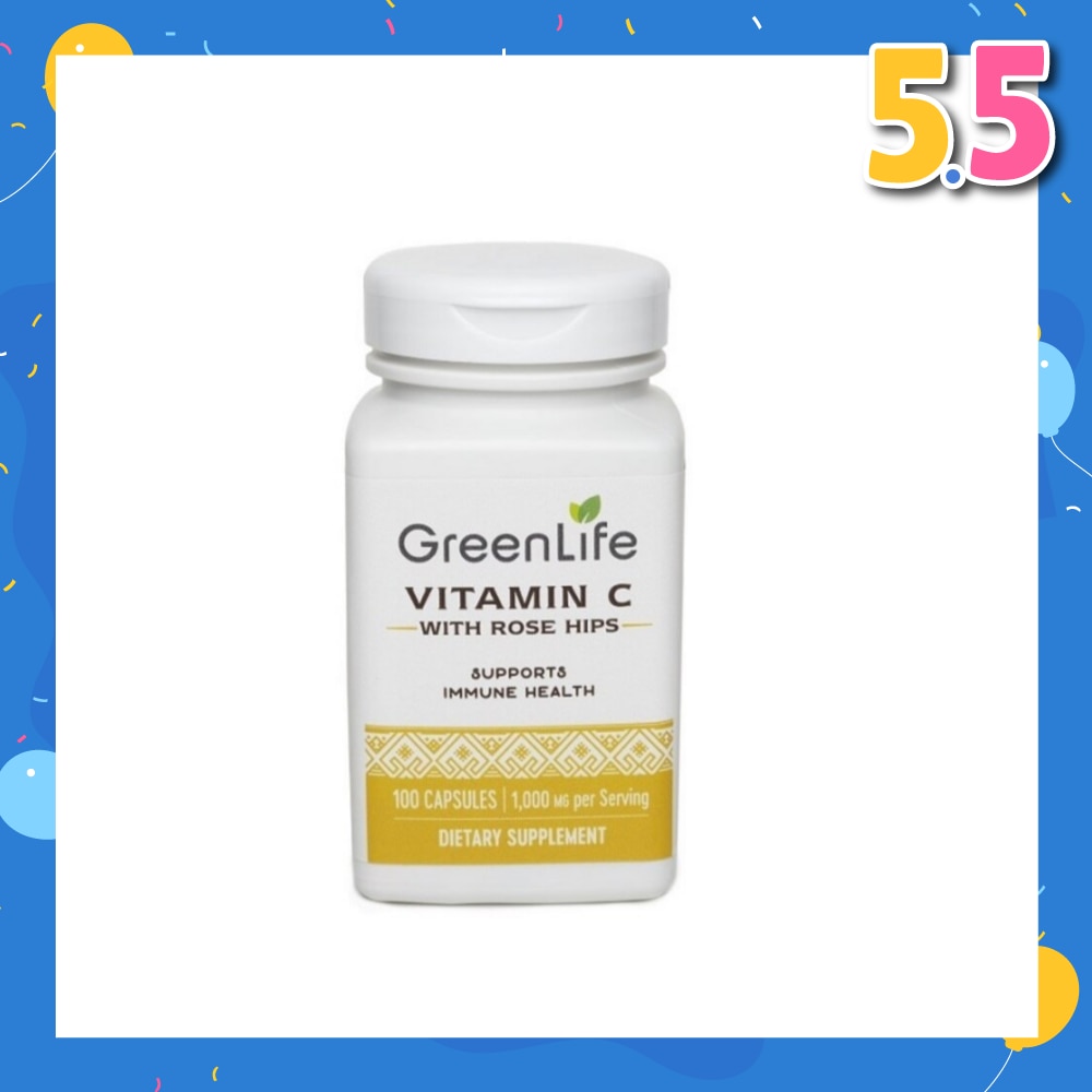 Vitamin C1000 With Rosehips 100 Vegetarian Capsules