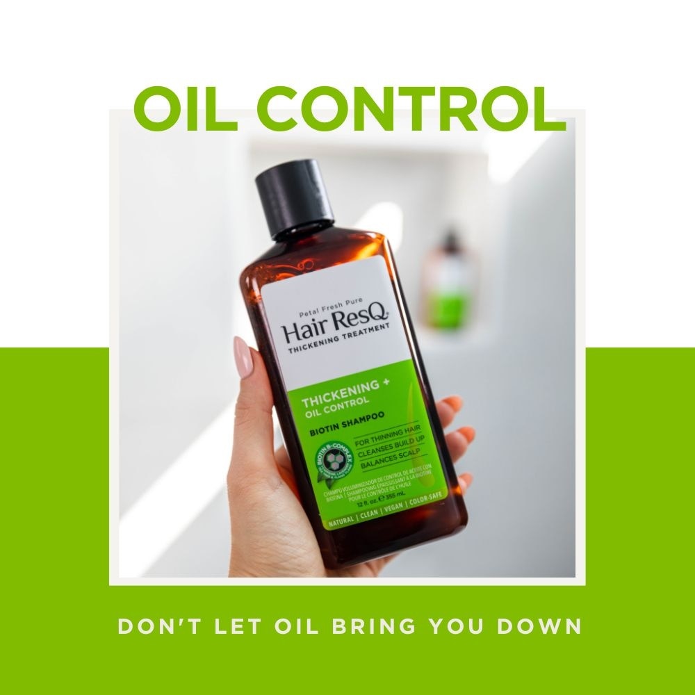 Hair ResQ Thickening + Oil Control Treatment Biotin Shampoo 355ml