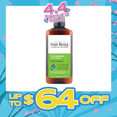 PETAL FRESH - Hair ResQ Thickening + Oil Control Treatment Biotin Shampoo 355ml