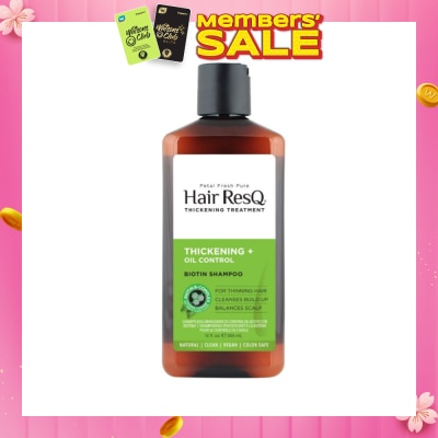 PETAL FRESH Hair ResQ Thickening + Oil Control Treatment Biotin Shampoo 355ml