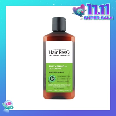 PETAL FRESH Hair ResQ Thickening + Oil Control Treatment Biotin Shampoo 355ml