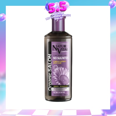 NATURVITAL - Organic Salon No Sulfates Colour Protect Shampoo (For Colour Treated Hair) 300ml