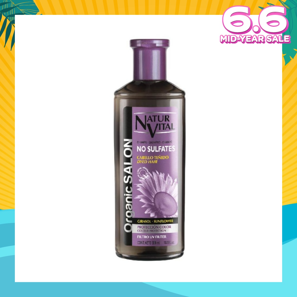 Organic Salon No Sulfates Colour Protect Shampoo (For Colour Treated Hair) 300ml