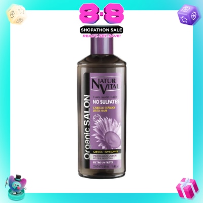 NATURVITAL - Organic Salon No Sulfates Colour Protect Shampoo (For Colour Treated Hair) 300ml