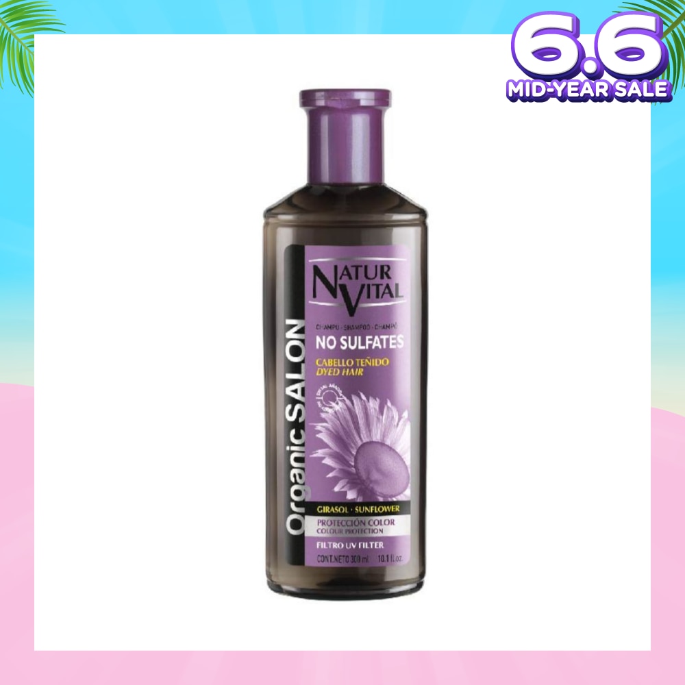 Organic Salon No Sulfates Colour Protect Shampoo (For Colour Treated Hair) 300ml