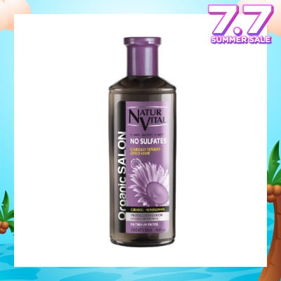 NATURVITAL Organic Salon No Sulfates Colour Protect Shampoo (For Colour Treated Hair) 300ml