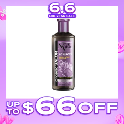 NATURVITAL - Organic Salon No Sulfates Colour Protect Shampoo (For Colour Treated Hair) 300ml