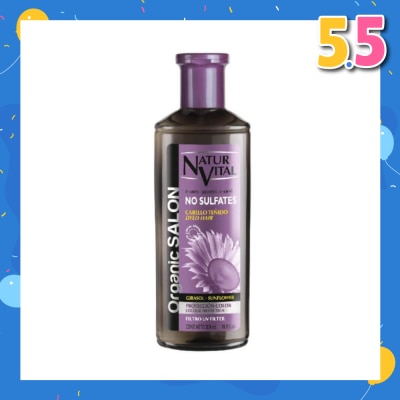 NATURVITAL Organic Salon No Sulfates Colour Protect Shampoo (For Colour Treated Hair) 300ml