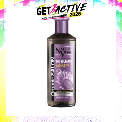 NATURVITAL - Organic Salon No Sulfates Colour Protect Shampoo (For Colour Treated Hair) 300ml image