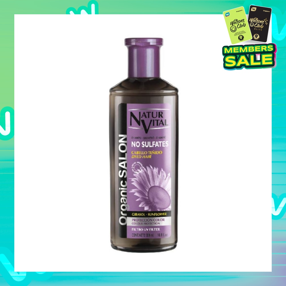 Organic Salon No Sulfates Colour Protect Shampoo (For Colour Treated Hair) 300ml