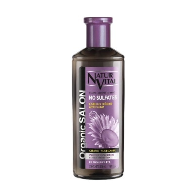 NATURVITAL Organic Salon No Sulfates Colour Protect Shampoo (For Colour Treated Hair) 300ml