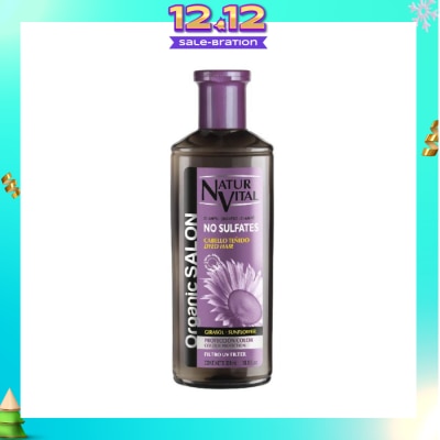 NATURVITAL Organic Salon No Sulfates Colour Protect Shampoo (For Colour Treated Hair) 300ml