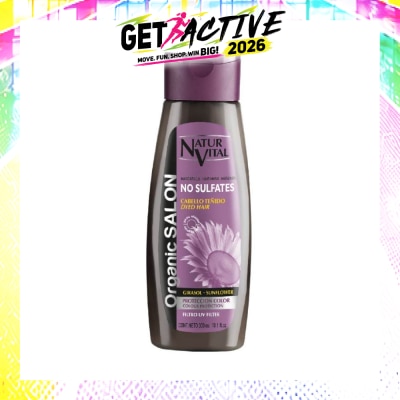 NATURVITAL - Organic Salon No Sulfates Colour Protect Conditioner Mask (For Colour Treated Hair) 300ml image
