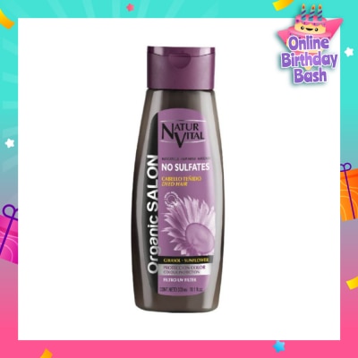 NATURVITAL Organic Salon No Sulfates Colour Protect Conditioner Mask (For Colour Treated Hair) 300ml