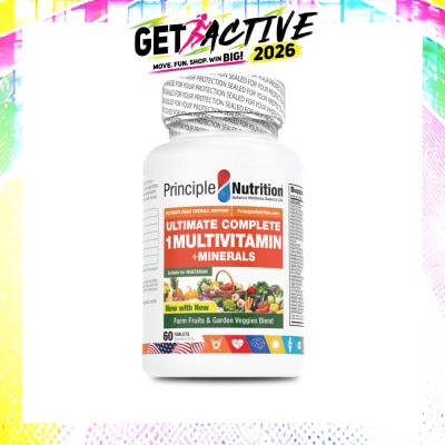 PRINCIPLE NUTRITION - Ultimate Complete 1 Multivitamin + Minerals 60s (Expiry: Jul`2027) image