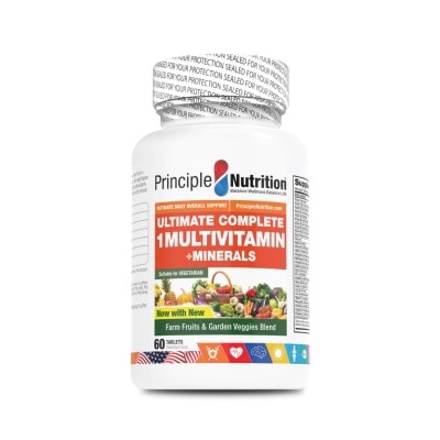 PRINCIPLE NUTRITION - Ultimate Complete 1 Multivitamin + Minerals 60s