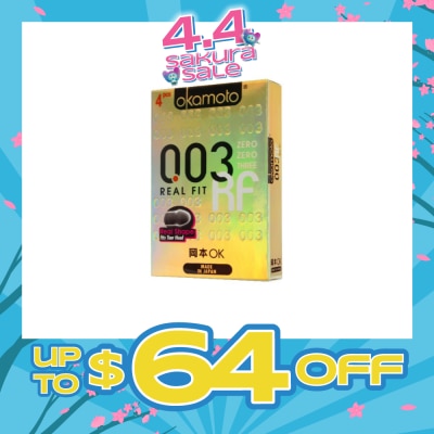 OKAMOTO® 003 Real Fit 4s