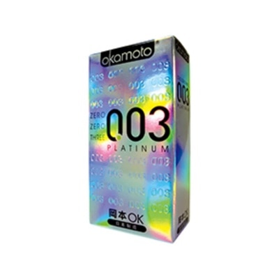 OKAMOTO® 0.03 Platinum Latex Condoms 10s