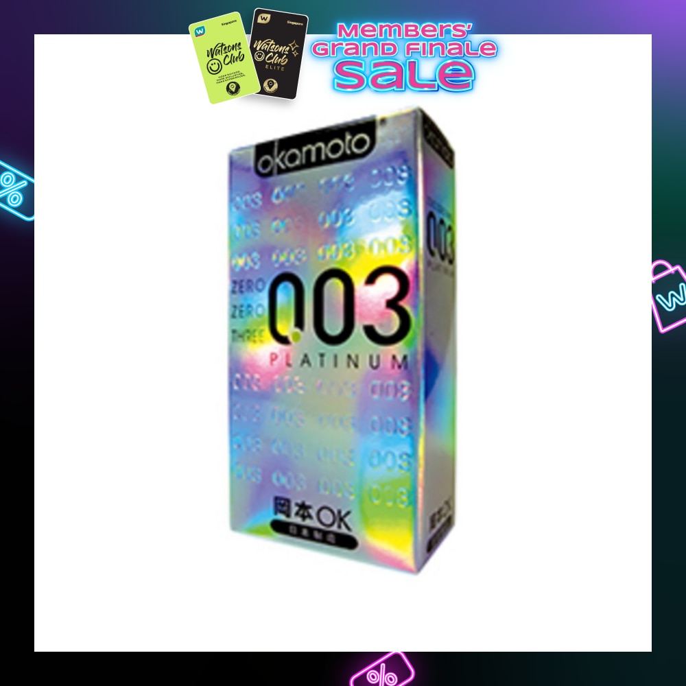 0.03 Platinum Latex Condoms 10S