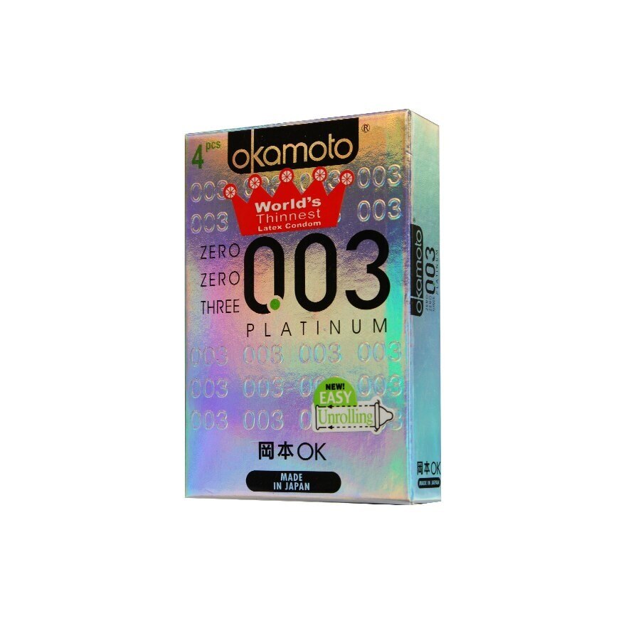 OKAMOTO® 003 Platinum 4s | Sexual Wellness | Watsons Singapore
