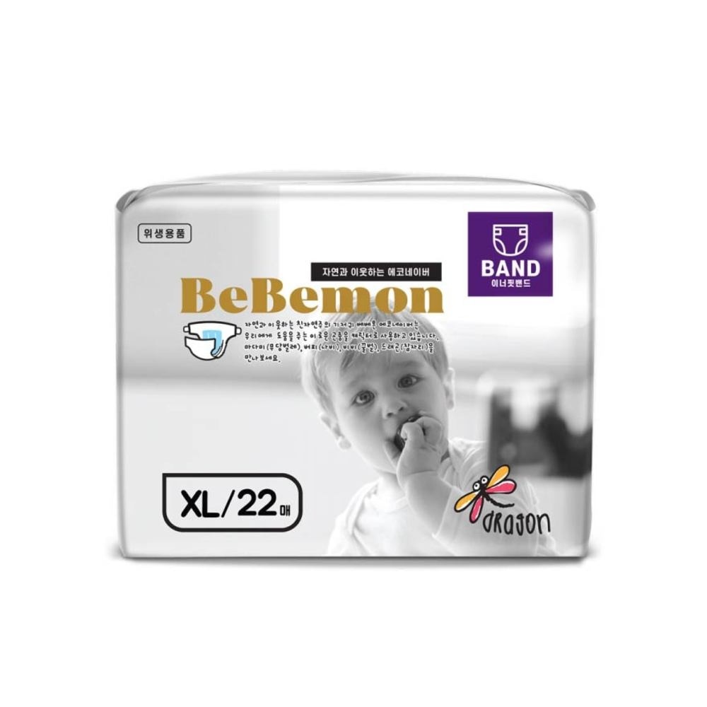 Baby Diaper Band Type Size XL Chlorine Free PEFC & FSC Certified (Best For Babies Weighing 13Kg++) 22s