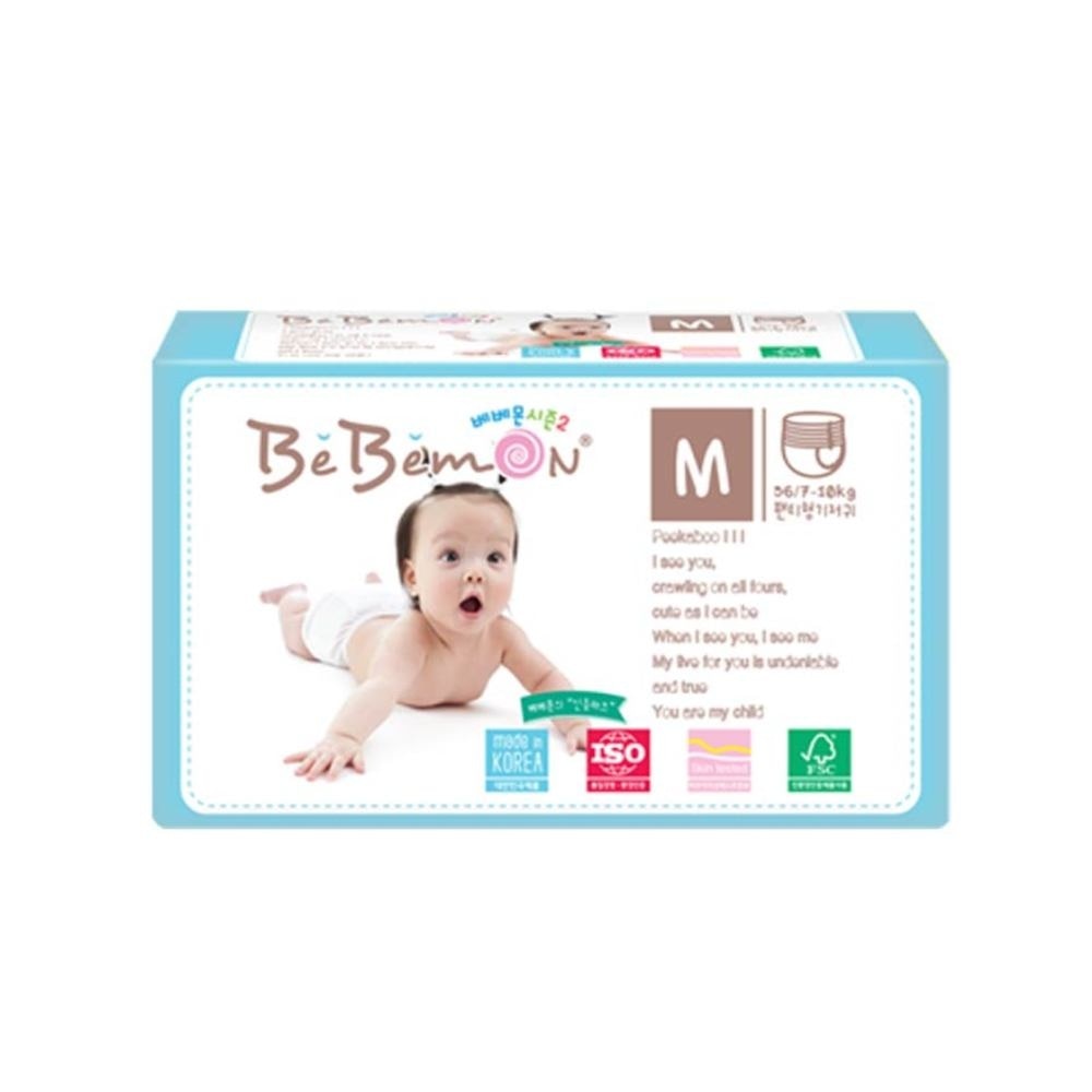 Baby Diaper Panty Type Size M Chlorine Free PEFC & FSC Certified (Best For Babies Weighing 7 To 10Kg) 36s