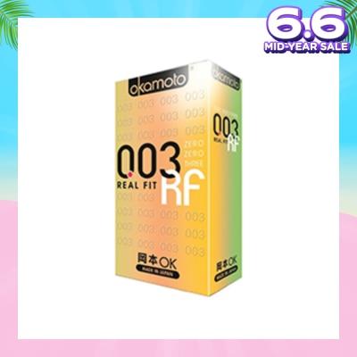 OKAMOTO® 0.03 Real Fit Latex Condoms 10S