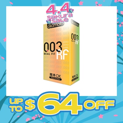 OKAMOTO® - 0.03 Real Fit Latex Condoms 10S