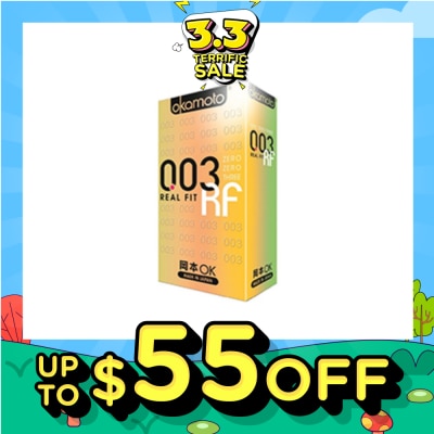 OKAMOTO® 0.03 Real Fit Latex Condoms 10S