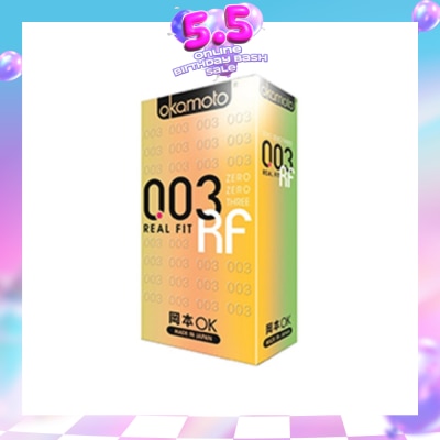 OKAMOTO® - 0.03 Real Fit Latex Condoms 10S