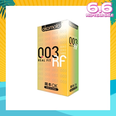 OKAMOTO® 0.03 Real Fit Latex Condoms 10S