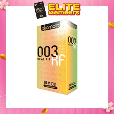 OKAMOTO® 0.03 Real Fit Latex Condoms 10S