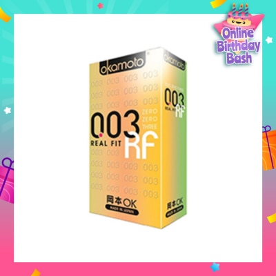 OKAMOTO® 0.03 Real Fit Latex Condoms 10S
