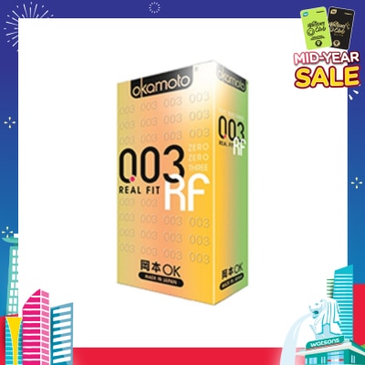 OKAMOTO® 0.03 Real Fit Latex Condoms 10S