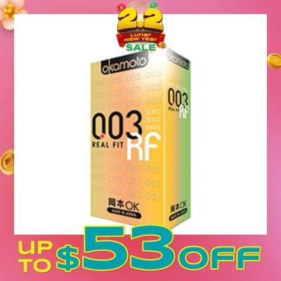 OKAMOTO® 0.03 Real Fit Latex Condoms 10S