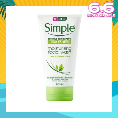 SIMPLE Kind to Skin Moisturising Facial Wash 150ml