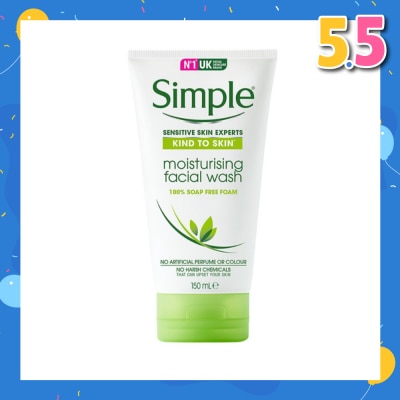 SIMPLE Kind to Skin Moisturising Facial Wash 150ml