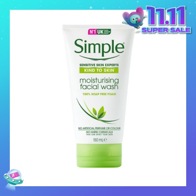 SIMPLE Kind to Skin Moisturising Facial Wash 150ml