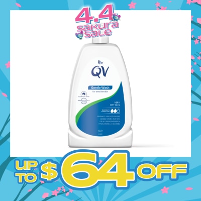 EGO QV - Gentle Wash (Body Wash For Dry + Sensitive & Eczema-Prone Skin) 1kg
