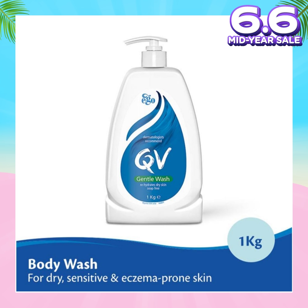Gentle Wash (Body Wash For Dry + Sensitive & Eczema-Prone Skin) 1kg
