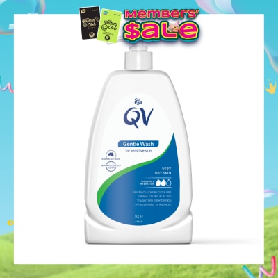 EGO QV - Gentle Wash (Body Wash For Dry + Sensitive & Eczema-Prone Skin) 1kg