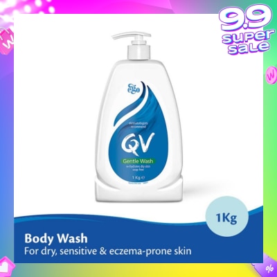 EGO QV Gentle Wash (Body Wash For Dry + Sensitive & Eczema-Prone Skin) 1kg