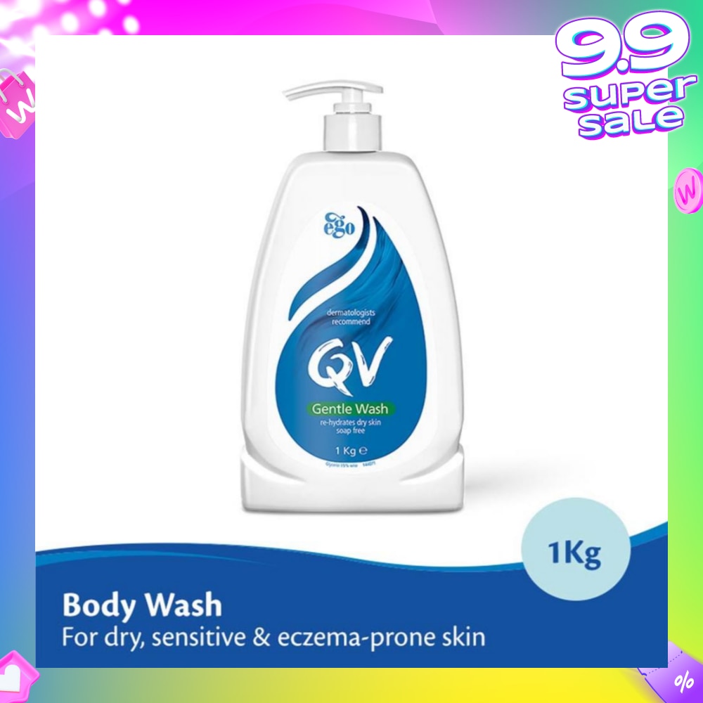 Gentle Wash (Body Wash For Dry + Sensitive & Eczema-Prone Skin) 1kg