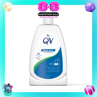 EGO QV - Gentle Wash (Body Wash For Dry + Sensitive & Eczema-Prone Skin) 1kg