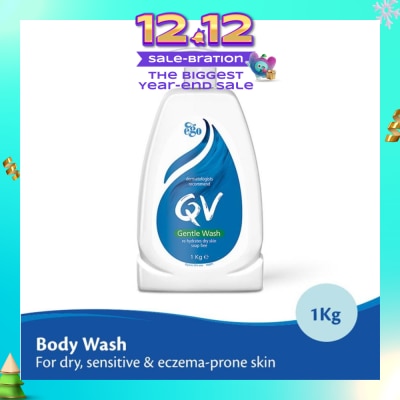 EGO QV Gentle Wash (Body Wash For Dry + Sensitive & Eczema-Prone Skin) 1kg