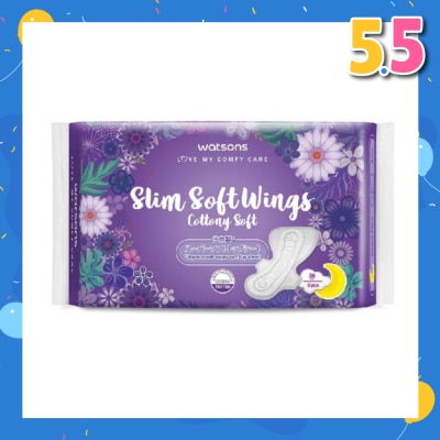WATSONS Slim Soft Wings Cottony Soft 36cm 8s