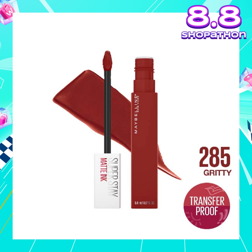 Superstay Matte Ink Long Lasting Liquid Lipstick 285 Gritty 5ml