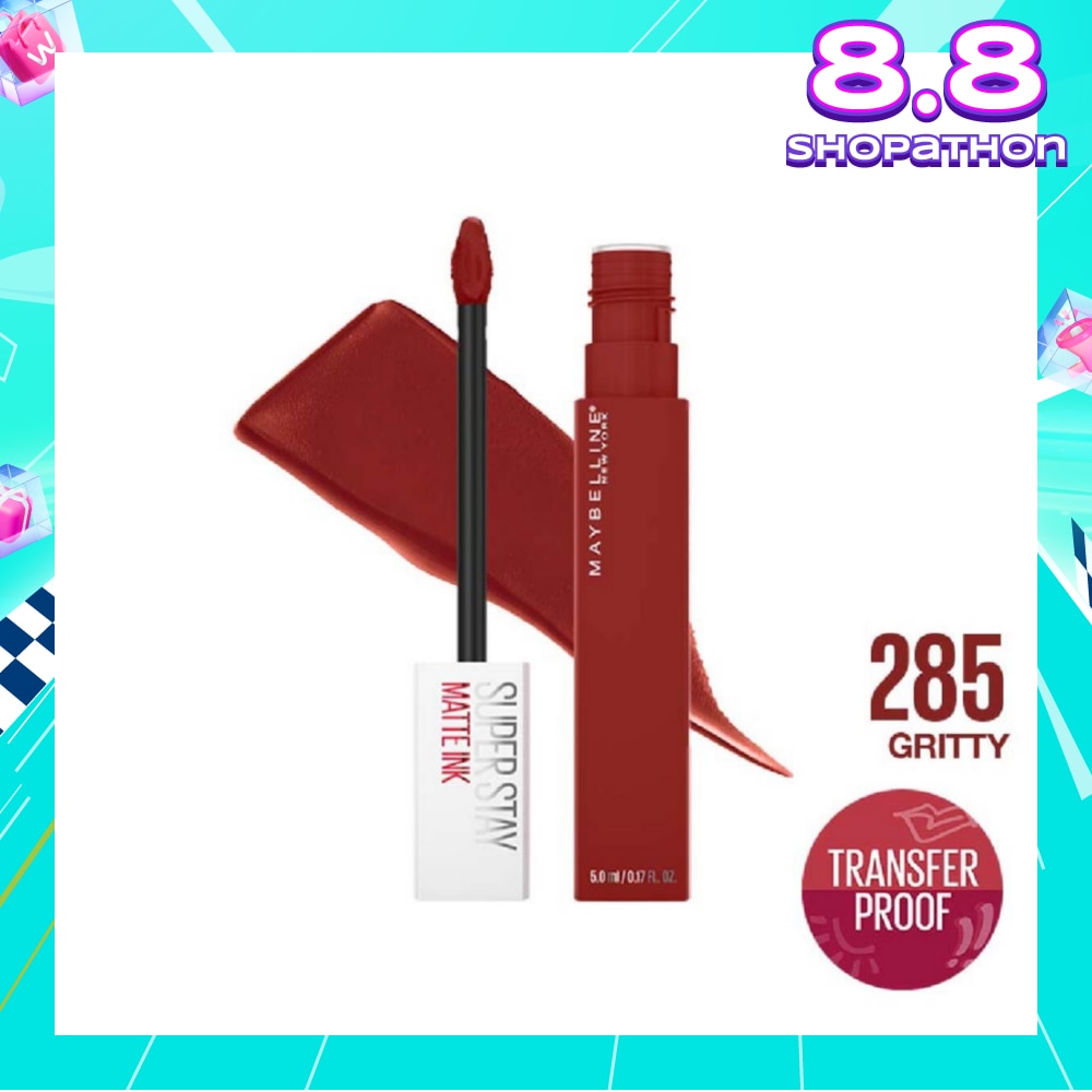 Superstay Matte Ink Long Lasting Liquid Lipstick 285 Gritty 5ml
