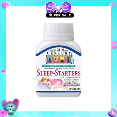 21ST CENTURY - Combination of 6 Herbs Sleep-Starters (For Natural Sleep with No Side Effects) 60s image